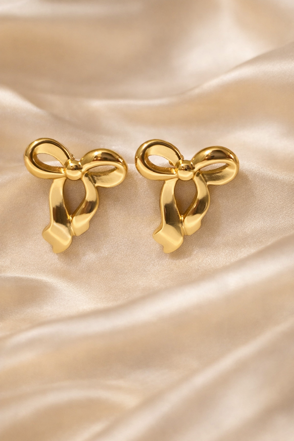 The Golden Bow Studs