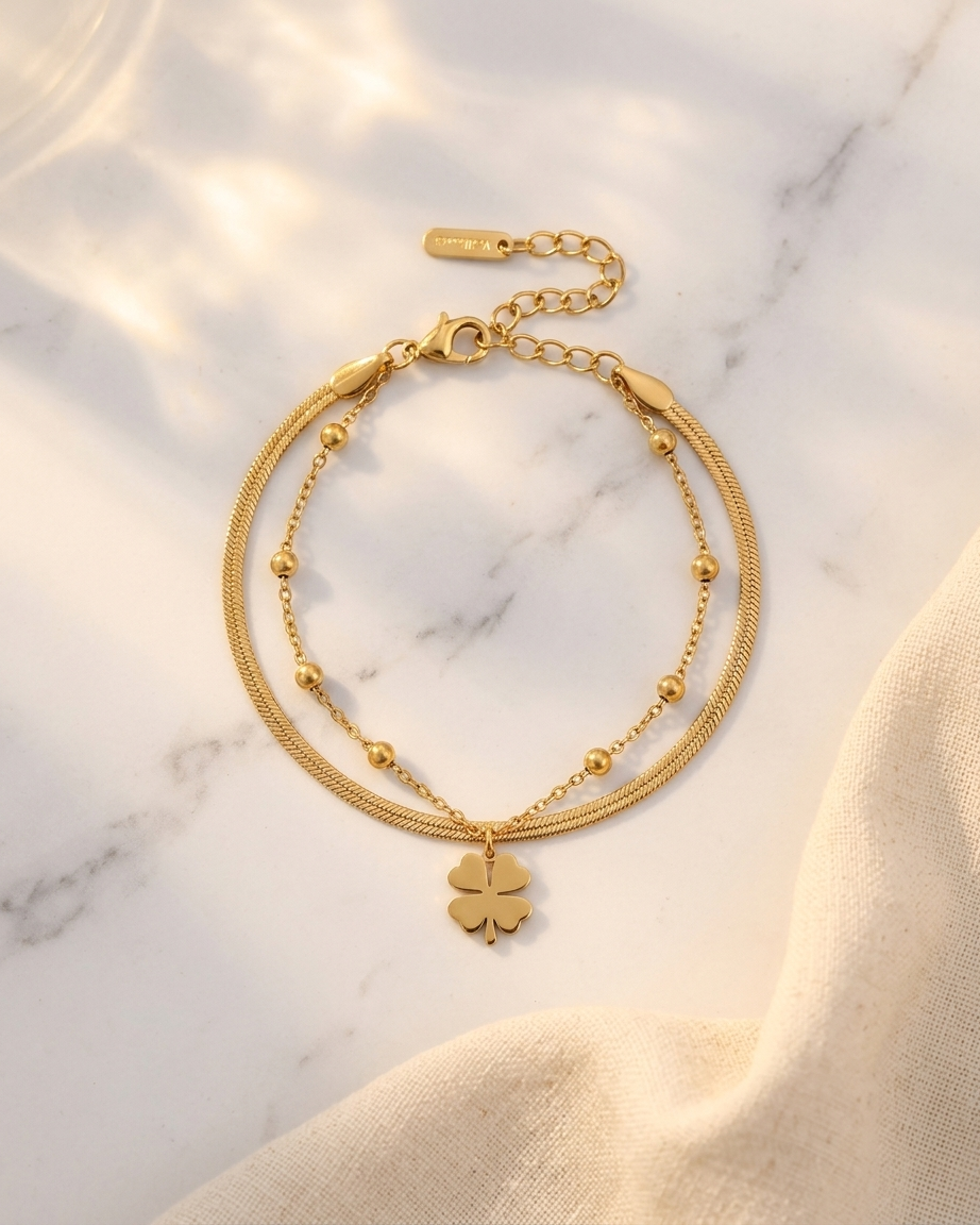 The Clover Veil Bracelet