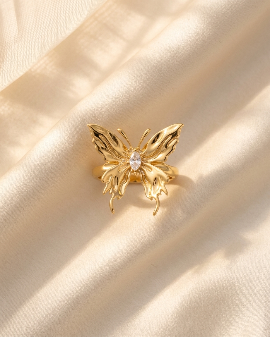 The Velmira Butterfly Ring