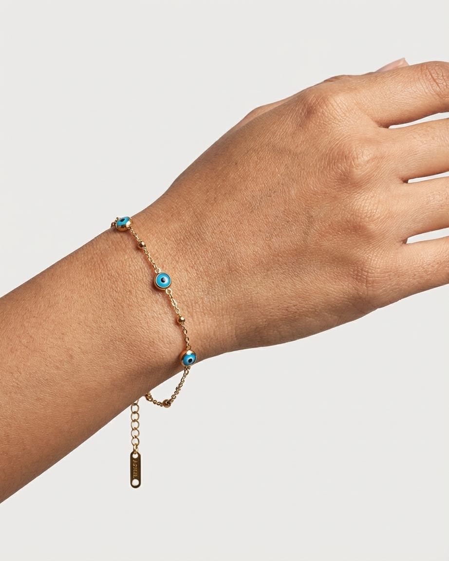 The Golden Evil Eye Bracelet