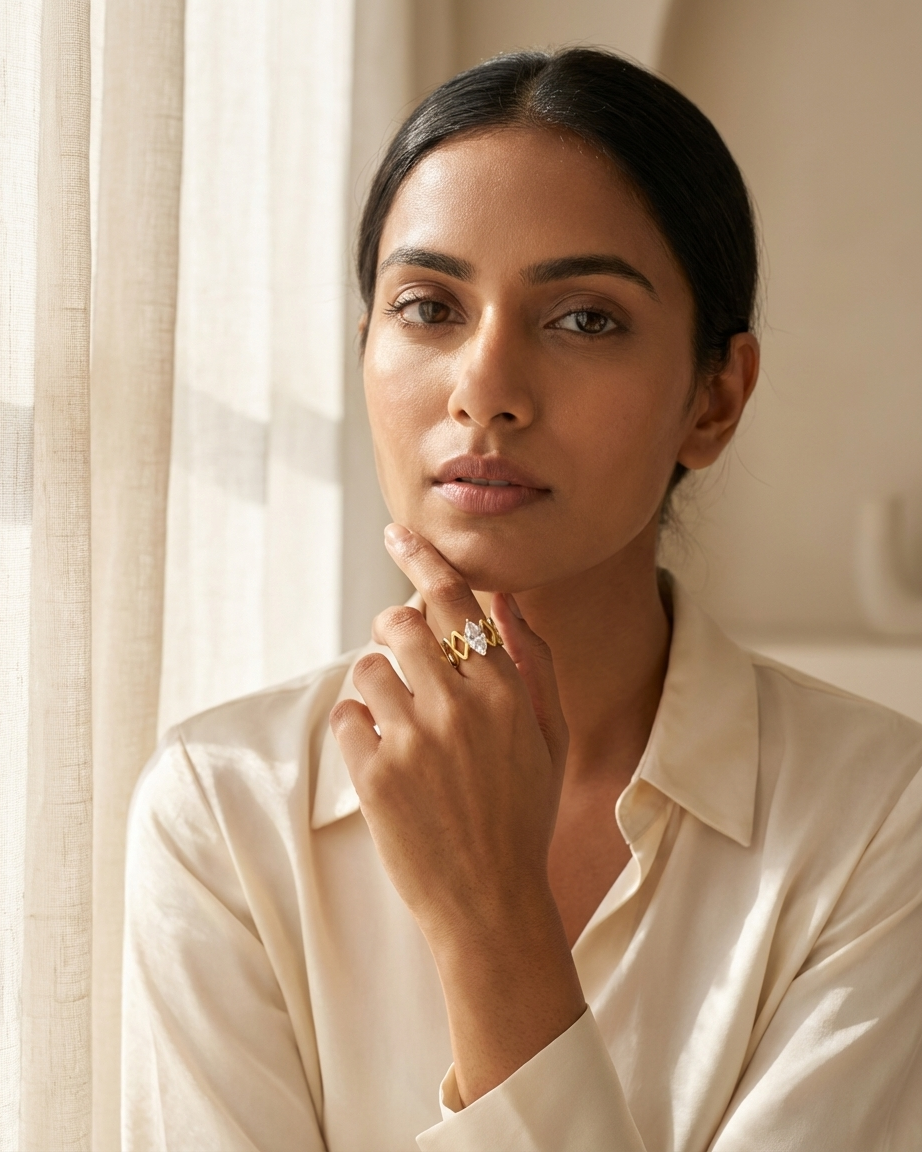The Luxe Crown Ring