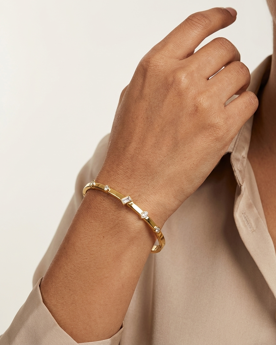 The Golden Glow Bangle