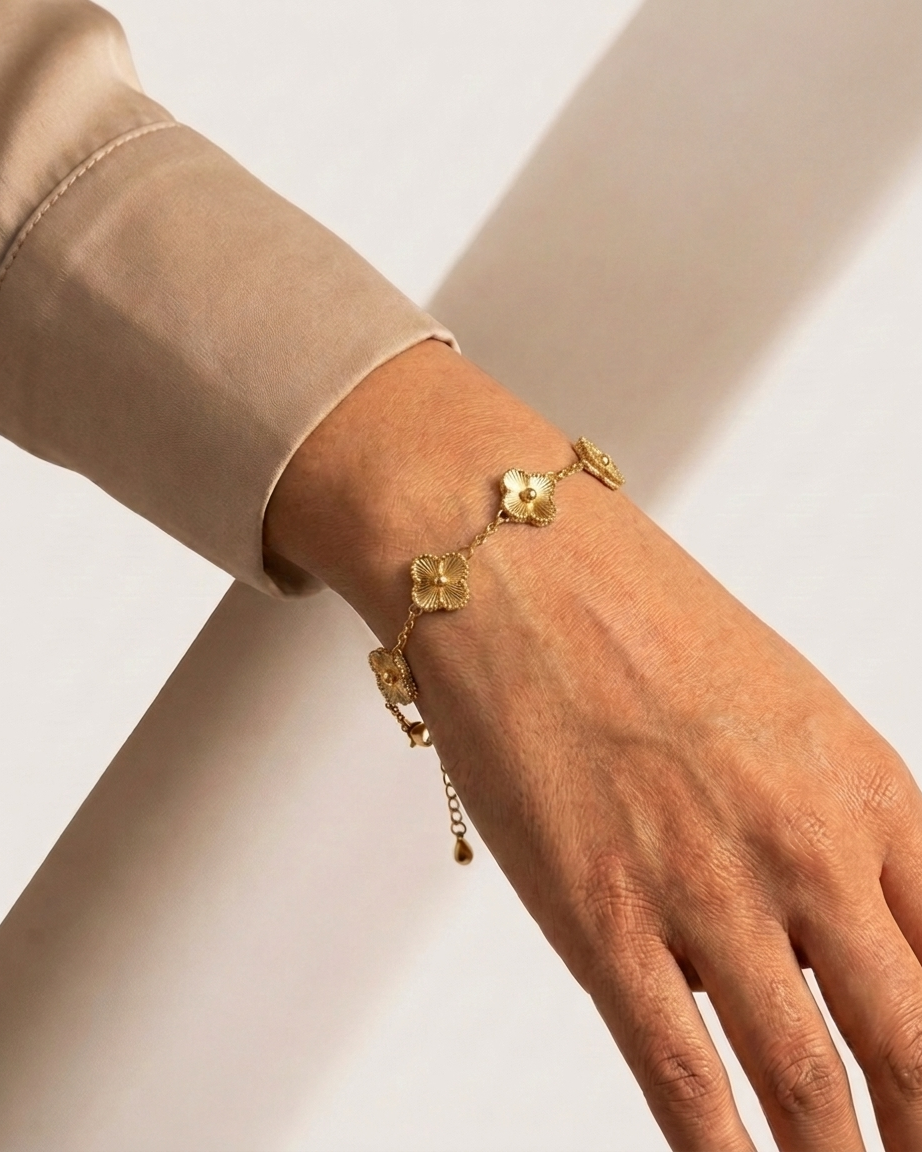 The Golden Clover Bracelet