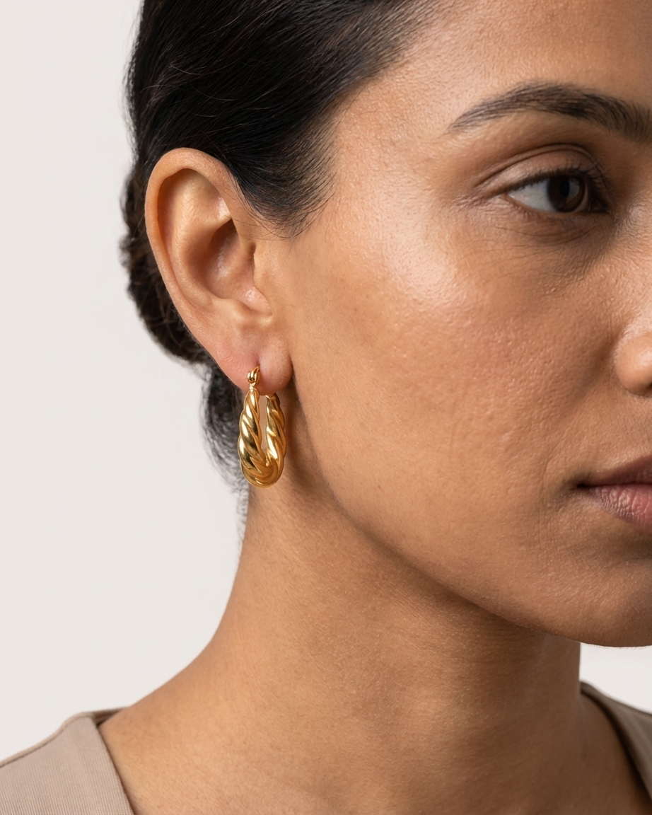 The Eterna Twist Hoops