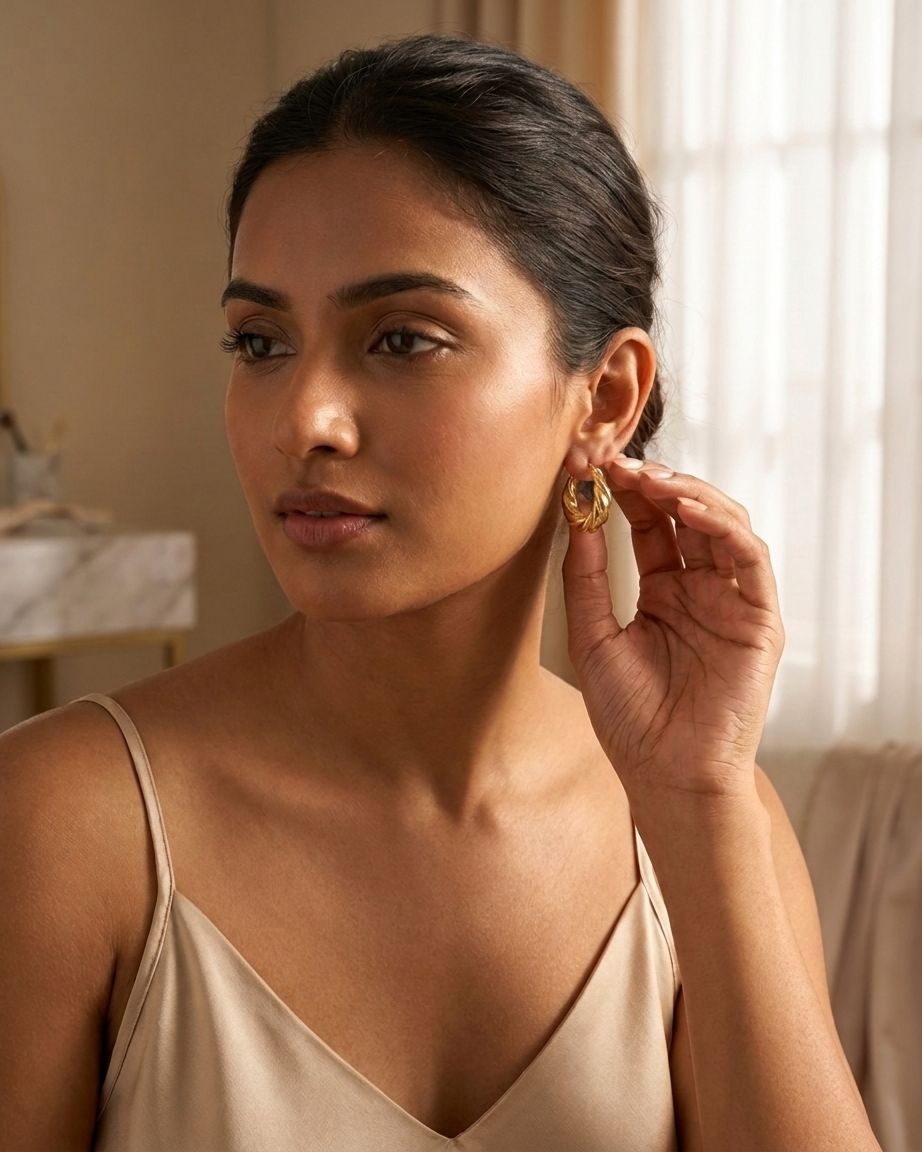 The Eterna Twist Hoops